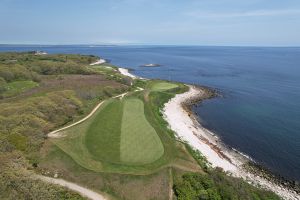 Fishers Island 4th Hole Aerial